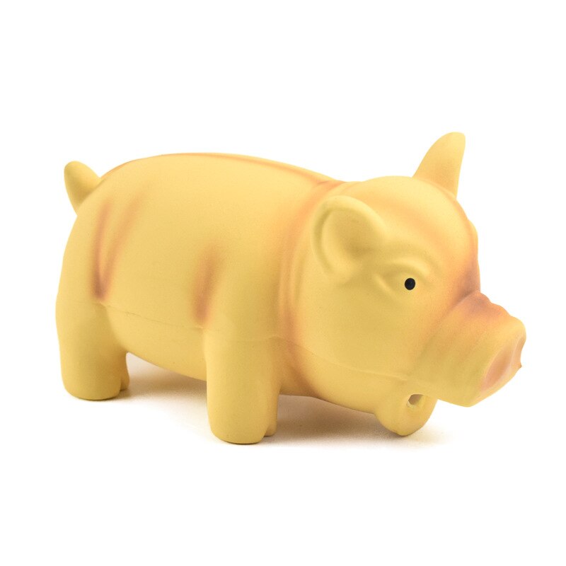 Søte gummi griser som lager gryntelyder. Perfekt til valper som klør i tennene